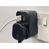 Status Multi USB Plug Adapter Black | 2 Port USB