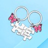 2PCs Big Sister Little Sister Keyring Sister Gifts from Sister
