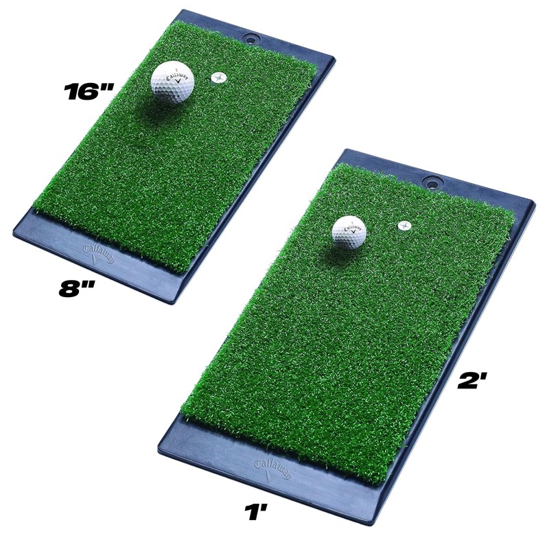 Callaway FT Launch Zone Golf Hitting Mat with Rubber Backing