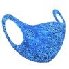 Zac's Alter Ego Non Medical Turquoise Acid Wash Retro Paisley Print Face Mask/Cover