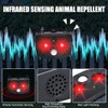 OBEST Intelligent Infrared Sensor Detector, Sound and Red Light Flashing,