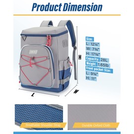 SUNLUG Backpack Cooler 40 Cans Leakproof Insulated Cooler Backpack Large Capacity for Men Women to Picnics, Camping, BBQ