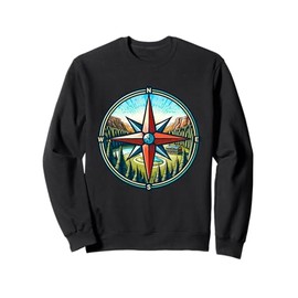 North Star Compass Rose Sweatshirt