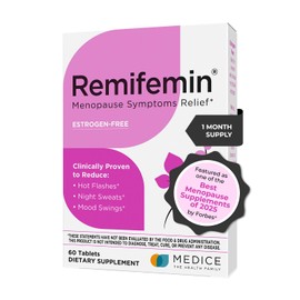 Remifemin- Alivio de los síntomas de la menopausia Ingredientes clínicamente probados Suplementos para la menopausia Cimicifuga negra E