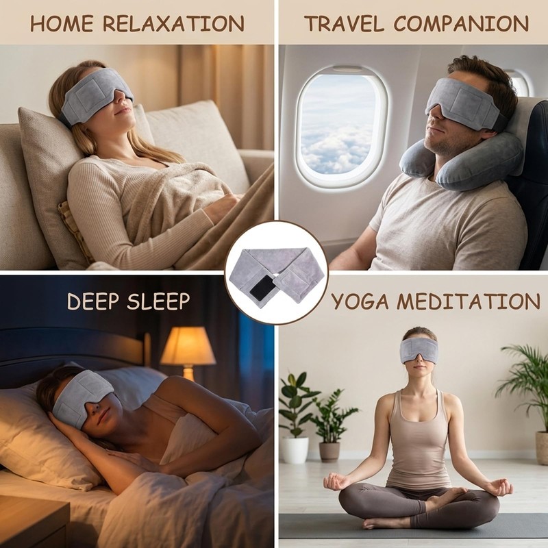 Weighted Eye Mask for Sleeping, Comfortable Gravity Sleep Mask, Soothing