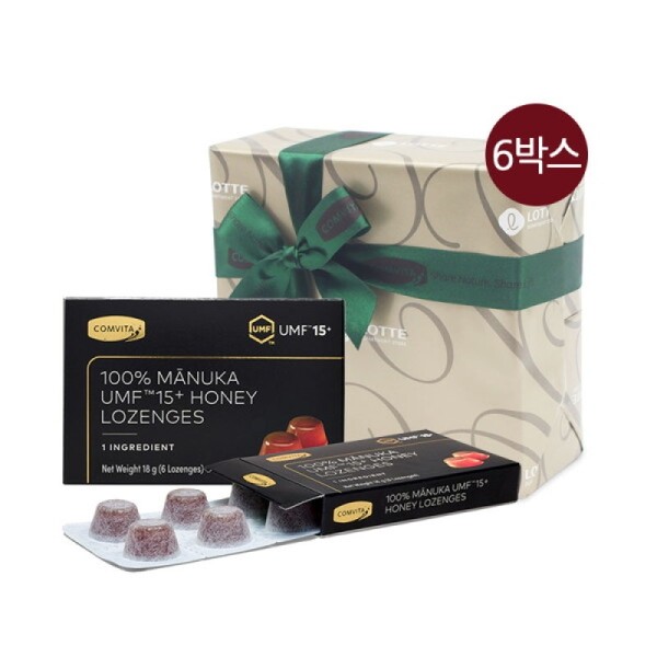 Comvita UMF15+ Pure Manuka Honey Lozenges (6 Lozenges, 6 Boxes)