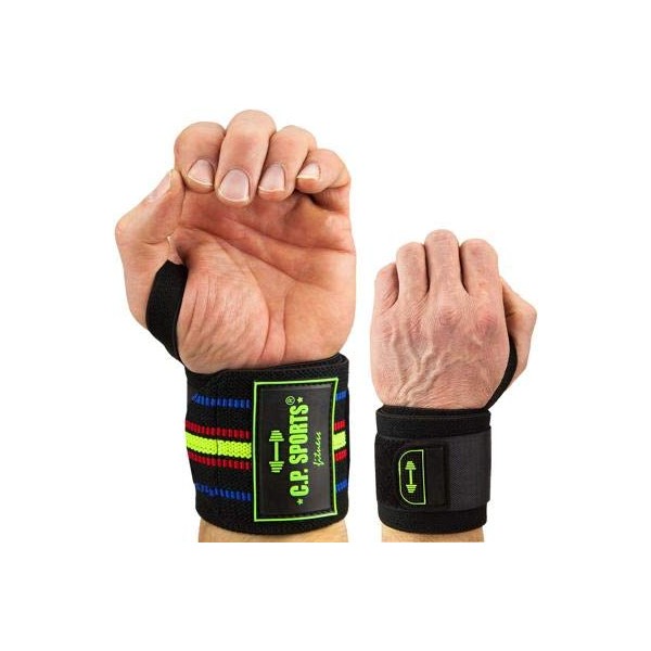 C.P. Sports Powerlifting Wrist Bandages 60 cm Extra Long Wrist