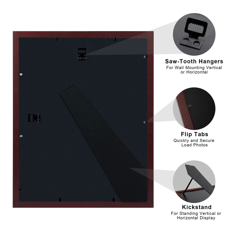 upsimples 11x14 Diploma Frame Certificate Degree Document Frame with High