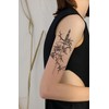 2 x Temporary Rose Thorn Tattoo Sword Tattoo Arrow Tattoo