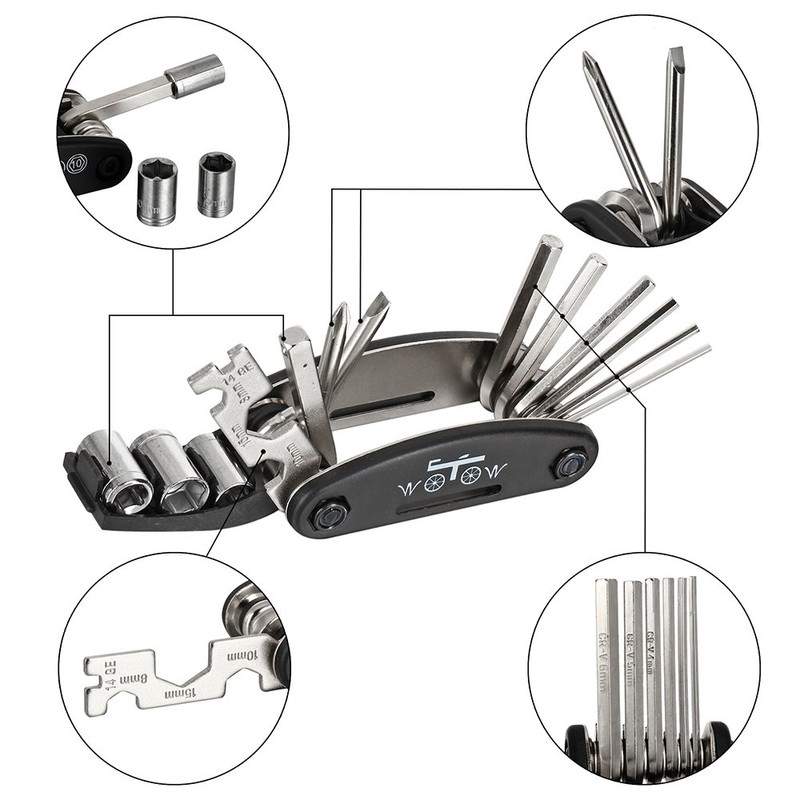 WOTOW 16 in 1 14 in 1 Multi-Function Bike Bicycle