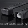 200 Pcs Black Cable Ties, Nylon Zip Ties, 200mm x