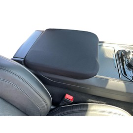 Car Console Covers Plus Made in USA Designed for Jeep Wagoneer & Grand Wagoneer 2022-2026 Neoprene Center Console Cover for Both Front & Back Seat Consoles (Price is for One) Black