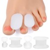 12 Pack Soft Gel Toe Separators for Women and Men,