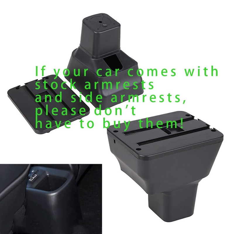 AULPHIKE Compatible with Nissan Kicks Armrest 2016-2023 Car Center Console