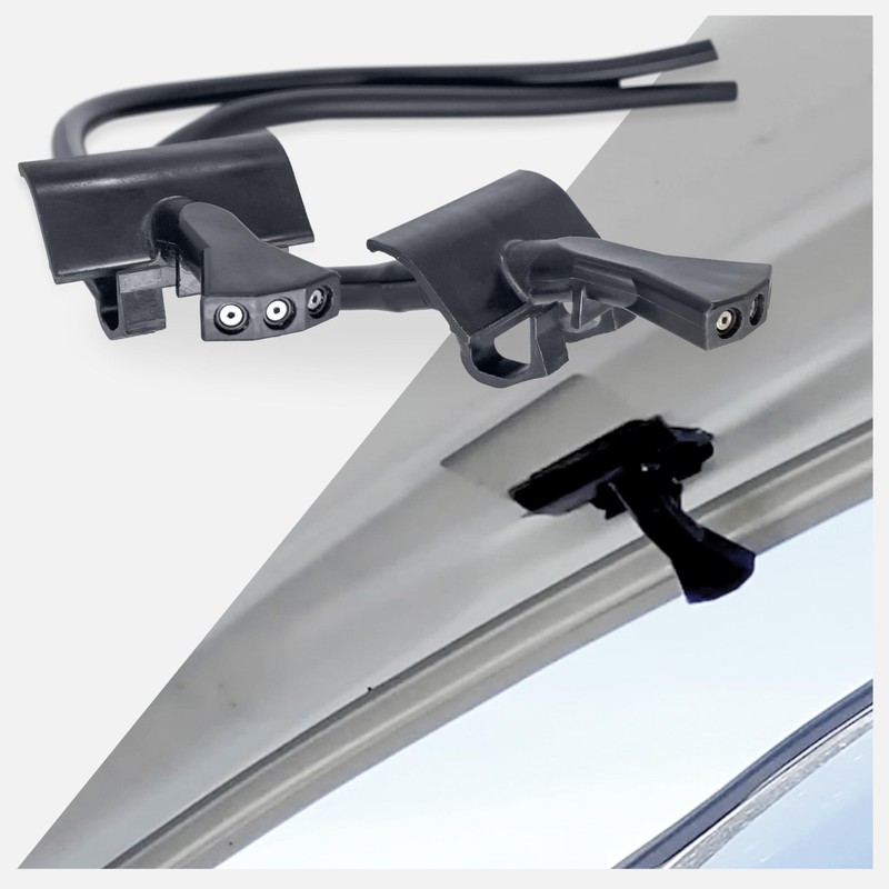 Click&Fit Adjustable Windshield Washer Nozzles Kit compatible with Mitsubishi Outlander