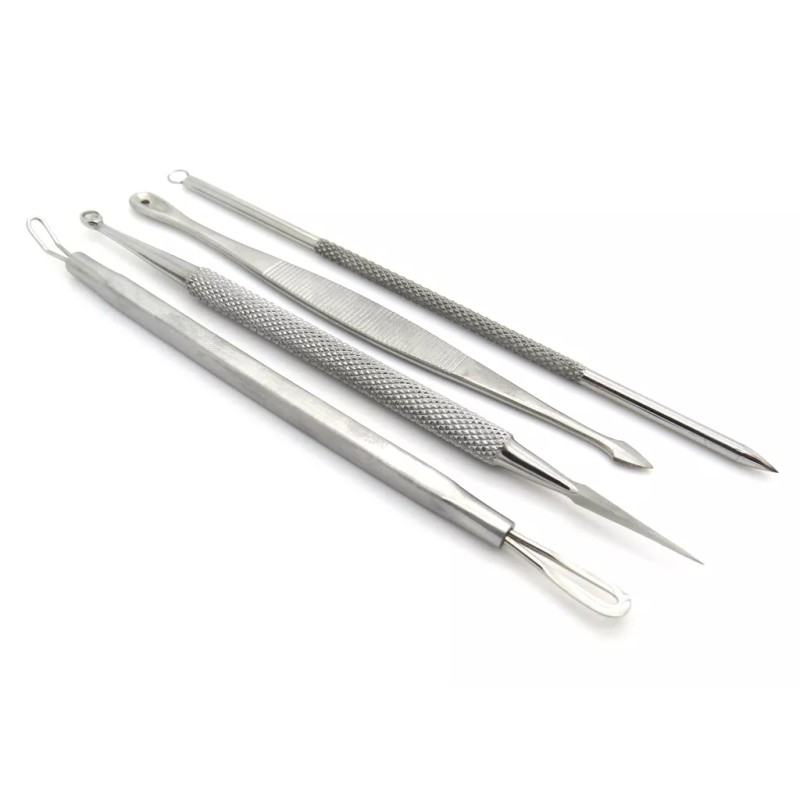 PREMIUM INSTRUMENTS BLACKHEAD REMOVER COMEDONE BLEMISH EXTRACTOR TOOL KIT OF