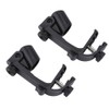 Drum Microphone Clips, 2 Pieces, Adjustable Plastic, Shockproof Drum Rim