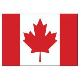 ORI BOY Flag of Canada, Red and White, 2 x 3 Fridge Magnet #CAN66