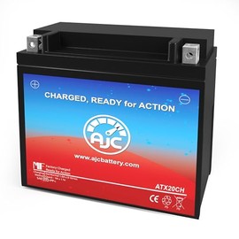 AJC Battery Compatible with Interstate CYTX20CH-BS Powersports Battery