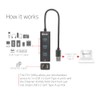 Club 3D CSV-1430A USB 3.2 Gen1 Type-A, 3 Ports Hub