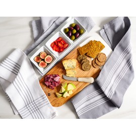 Juego de toallas de cocina (10 unidades, 45.7 x 71.1 cm, suave y absorbente) de KAF Home Soho