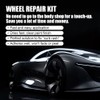 SMAPHY Gloss Black Rim Touch Up Paint, Rim Repair Kit