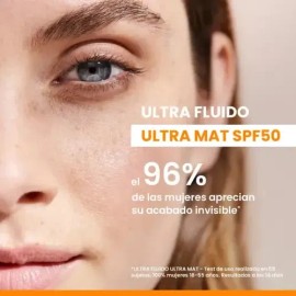 Protector Solar Facial Avne Ultra Fluid FPS 50 Oil Control para Piel Grasa                                                                            