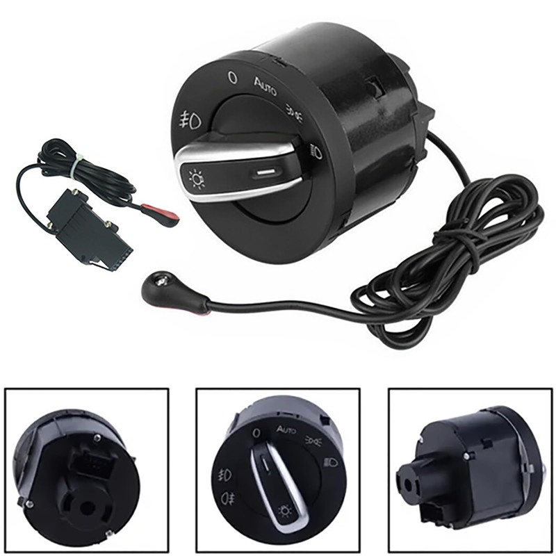 Bohaner Headlight Switch Light Sensor for VW Golf MK6 5