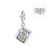 LUXILLA Bible Dangle Charm 925 Sterling Silver Charms fits Bracelets