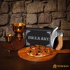 Mythrojan Viking Pizza Axe Handmade Stainless Steel Cutting Tool Damascus