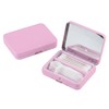 2Pack 2-in-1 Dental Floss & Cotton Swab Cases with Mirror