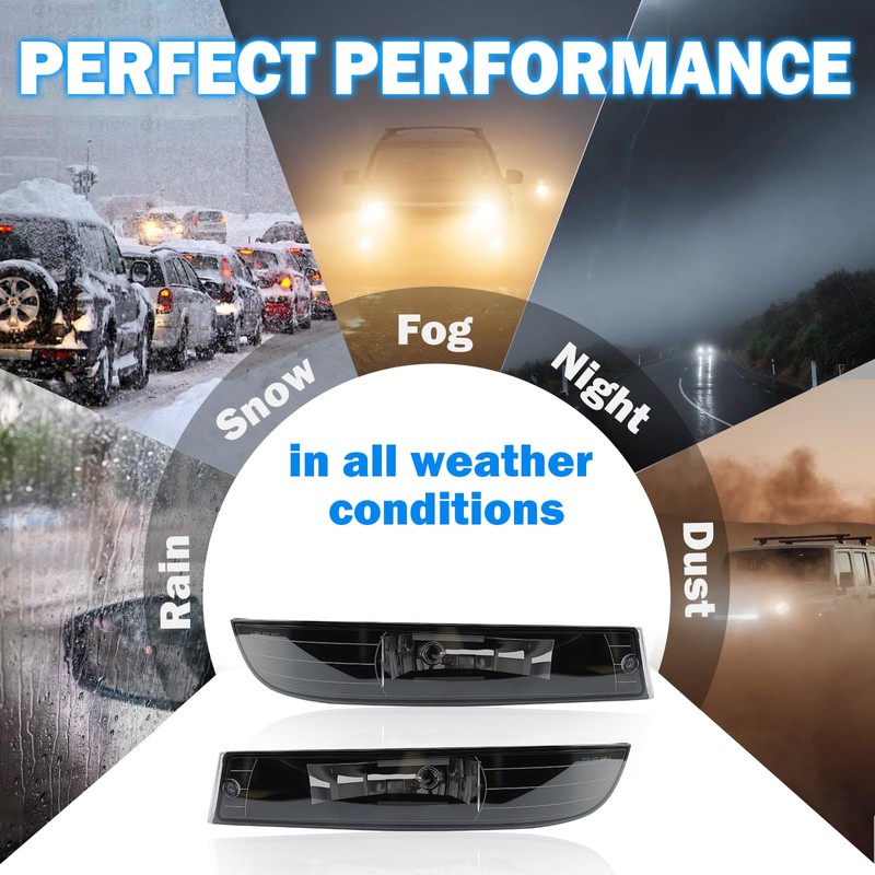 Fog Lights Compatible with 2000 2001 2002 2003 2004 2005
