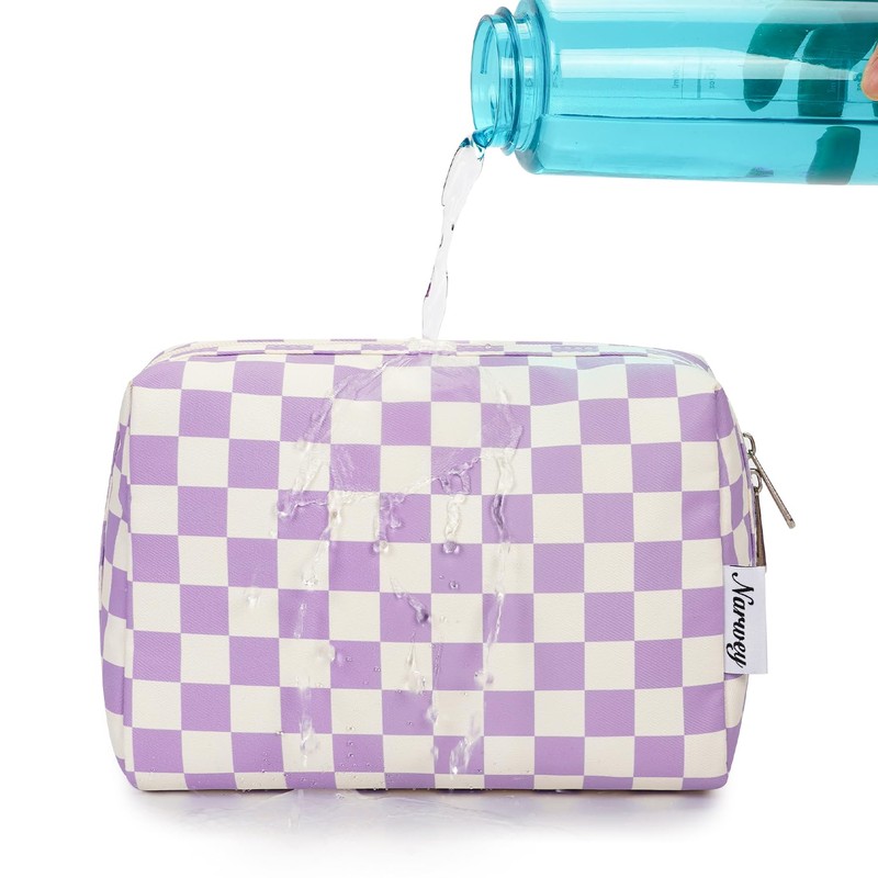 Large Makeup Bag Zipper Pouch Travel Cosmetic Organizer for Women