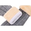 Simplicity Women's Gloves Three Fingers Knit Touchscreen Gloves, Grey