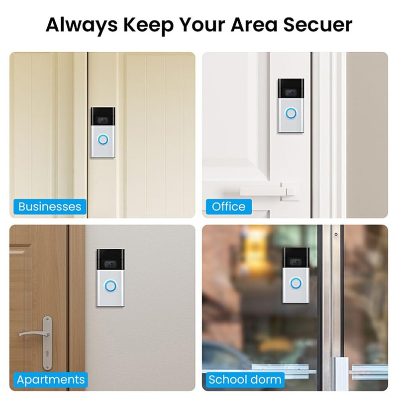 SUIOPPYUW Ring Doorbell Mount Holder Renter Friendly No Drill Installation