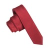 JEMYGINS Men's Slim Silk Tie 4cm Medium Vieux Rouge, Vieux
