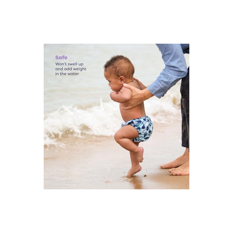 Bambino Mio Reusable Swim Nappy Pant, (9-12 kg) Age 1-2