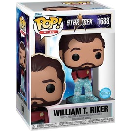 Funko Pop Plus Star Trek: William T Riker (Teleporting) Figure w/ Protector