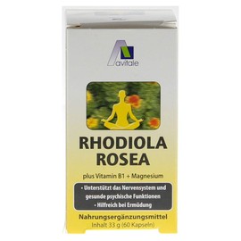 Avitale Rhodiola Rosea Capsules 200 mg Pack of 60 (1 x 33 g)