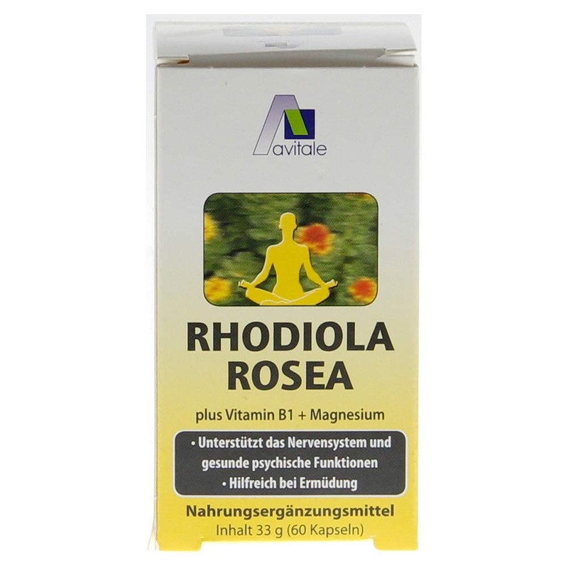 Avitale Rhodiola Rosea Capsules 200 mg Pack of 60 (1