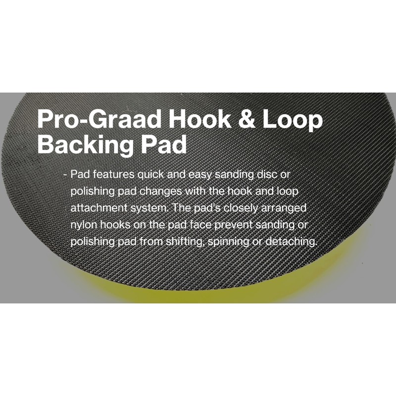 Pro-Graad 8" Premium Hook and Loop Backing Plate for Sanding,