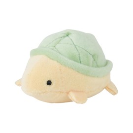 Libuhahato 28305-51 Mascot Magnet, Marshmallow Aquamie, Sea Creatures, Turtle, Total Length: Approx. 2.6 inches (6.5 cm), Refrigerator Magnet, Plush, Plush