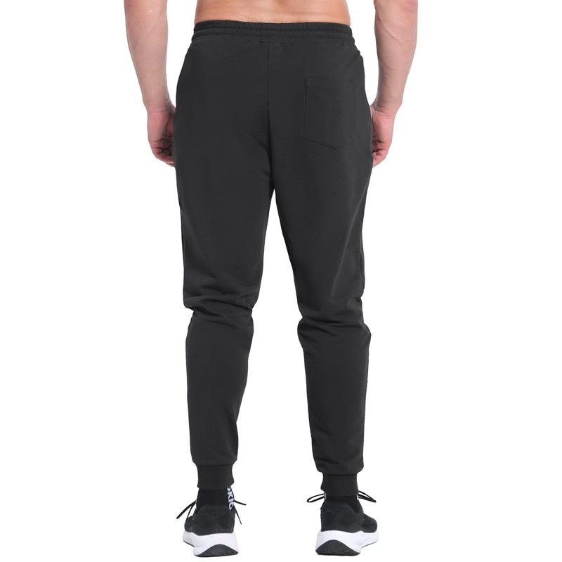 BROKIG Mens Vertzip Gym Joggers Pants, Carrot Fit Athletic Pants