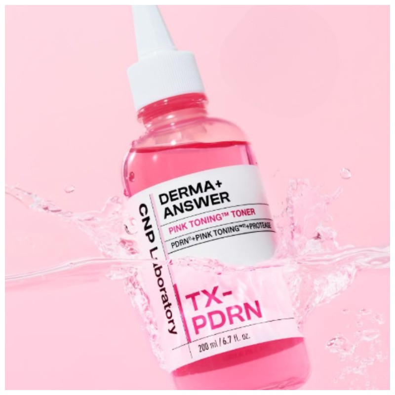 CNP Derma+ Answer Pink Toning PDRN Toner 200ml