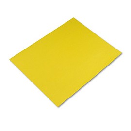 Pacon 54721 Peacock Four-Ply Railroad Board, 22 x 28, Lemon Yellow, 25/Carton