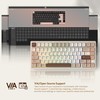 Womier RD75 Pro 75% Keyboard, Quick Release Wireless Aluminum Gaming
