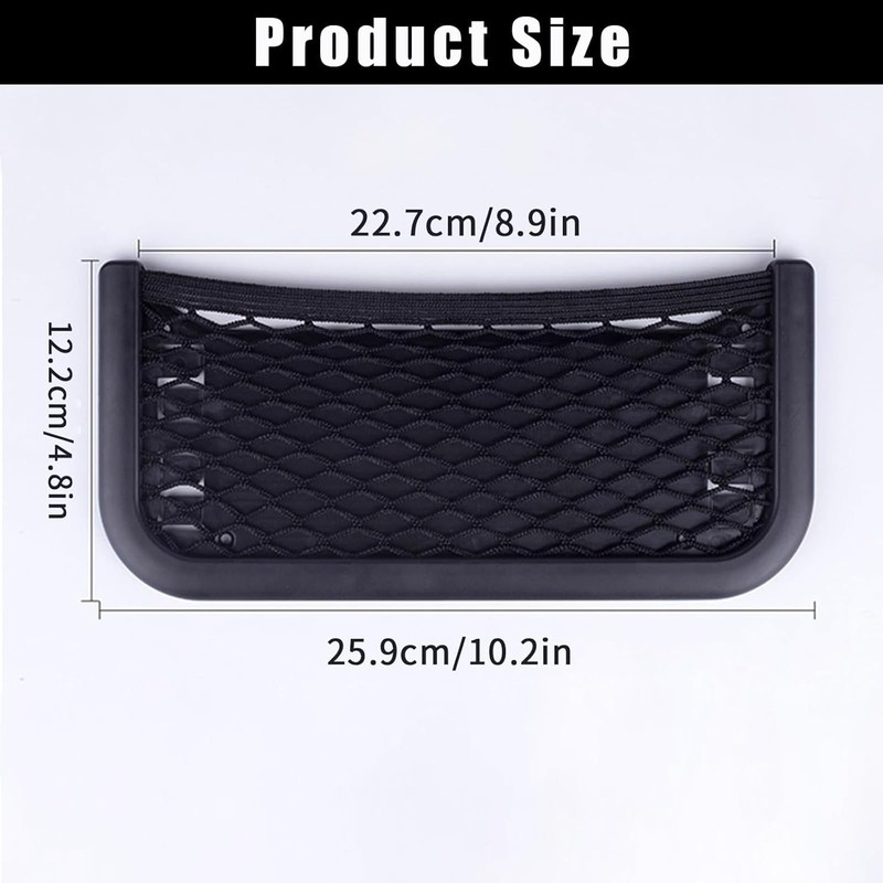 Yuaiosn Pack of 2 Car Storage Net, Luggage Net, Car