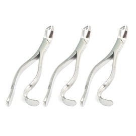 OdontoMed2011® Set Of 3 Dental Extracting Forceps #210H Dental Extraction Instruments ODM