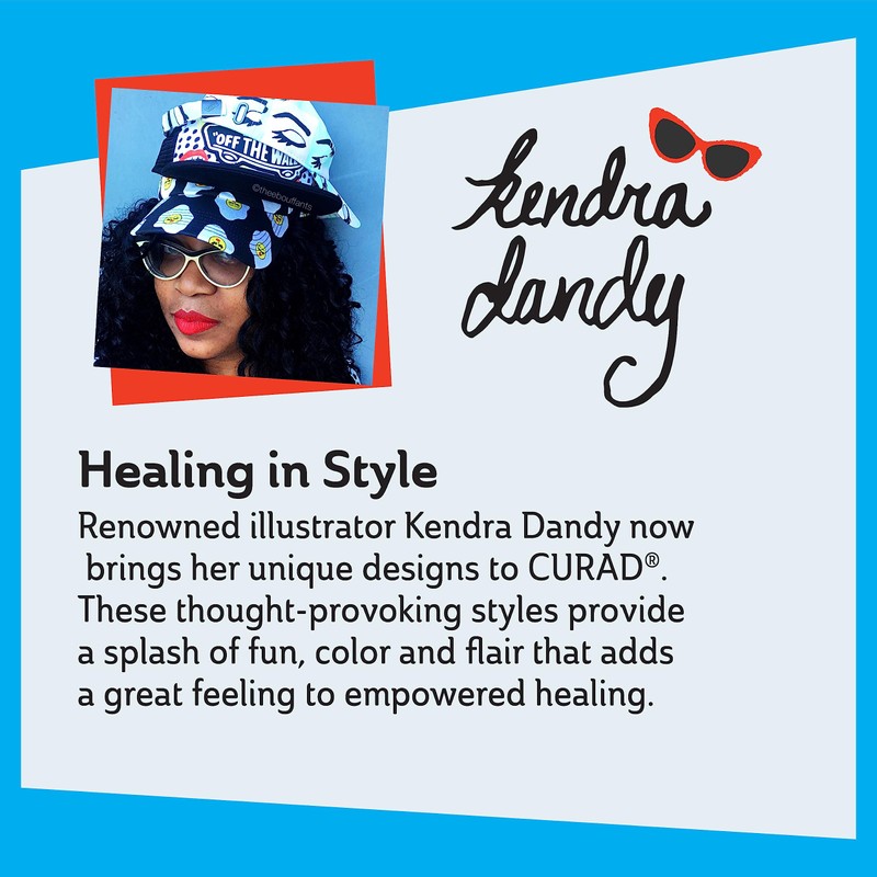Curad® Kendra Dandy CGM Patches (25-Count) | 3.13" x 4.13"