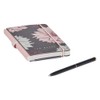 Ted Baker Mini Notebook and Pen - Black Clove Design,